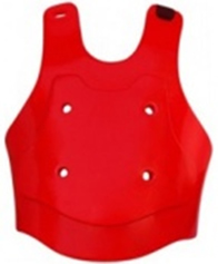 Taekwondo Chest Guard Dipped Foam Red